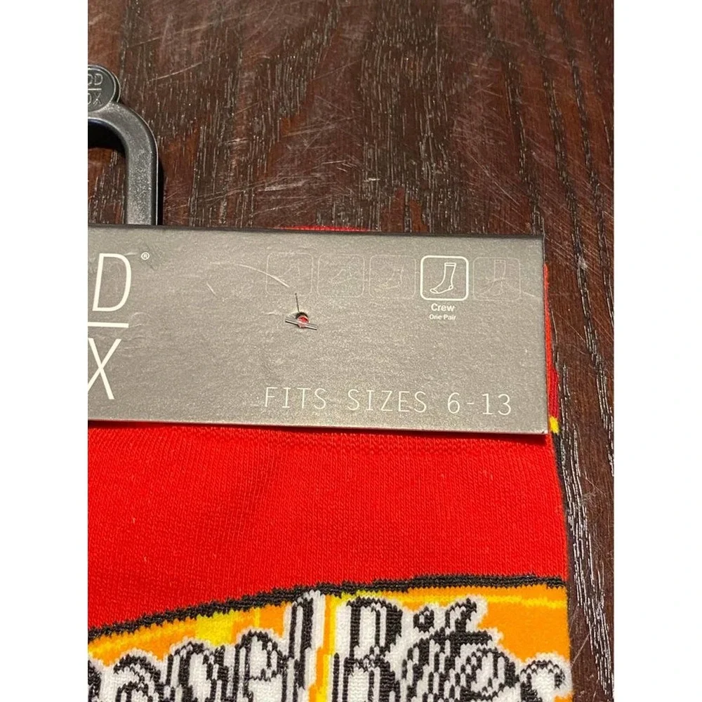 NWT ODD‎ SOX Bagel Bites Crew Socks ~One Pair~